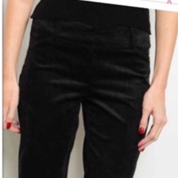 LAST 1❤️VERY SOFT  BLACK CORDUROY PANTS - Picture 3 of 6